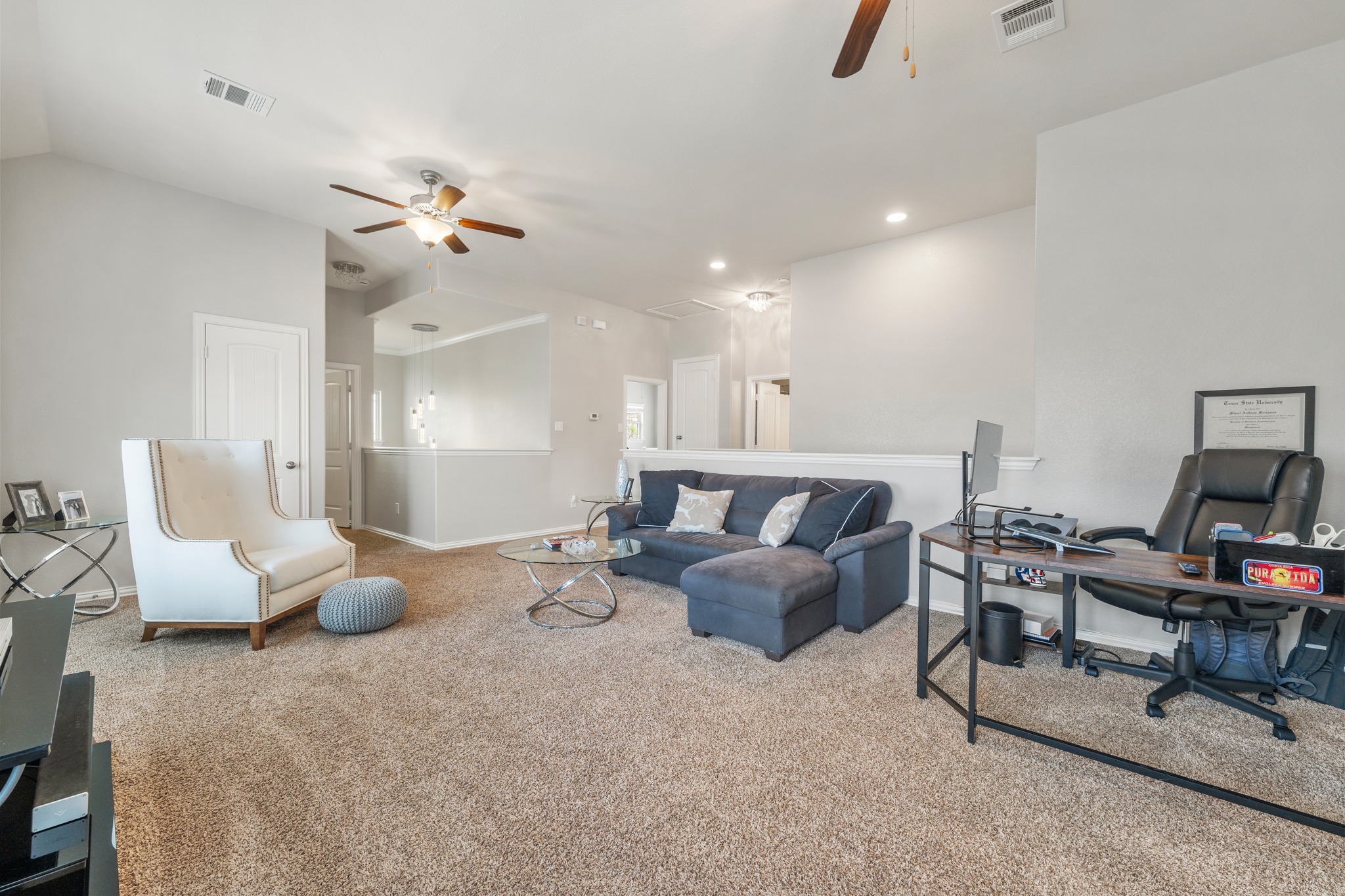 18312 Turning Stream Lane Pflugerville, TX 78660 - Photo 21 of 40 a living room with furniture and a table