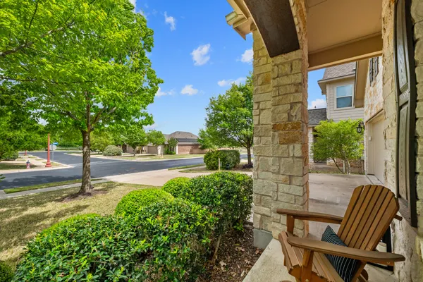 a workspace with a bookshelf