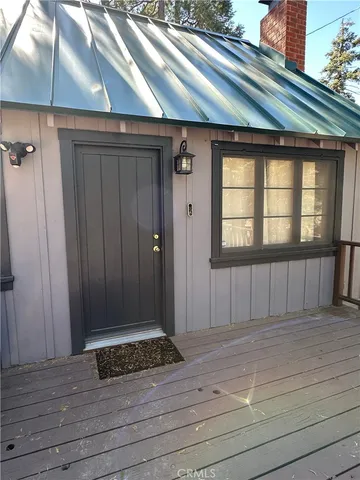 a view of front door