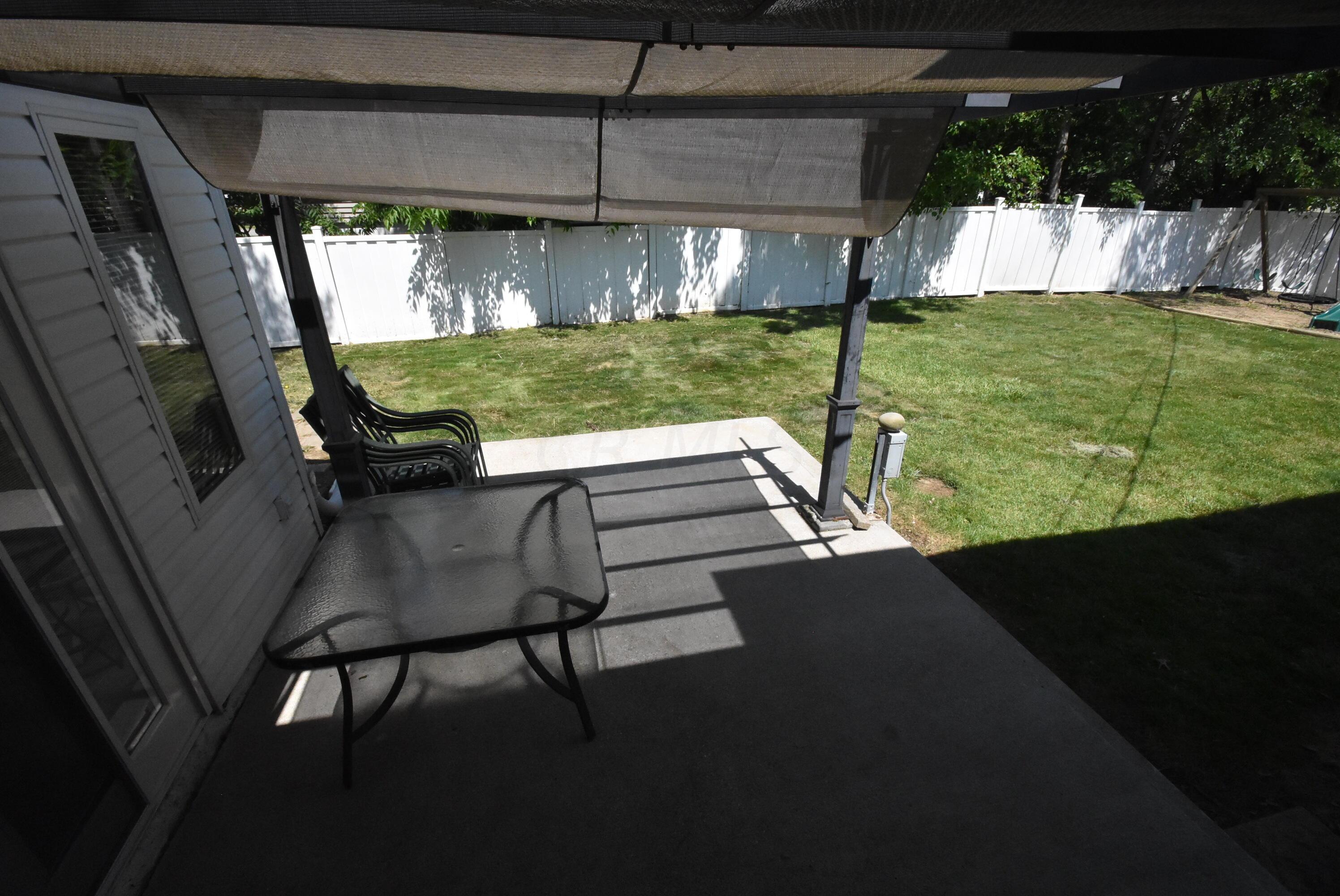 6658 Red Fox Road Reynoldsburg, OH 43068 - Photo 42 of 46 Back Yard Patio w/Awning Views