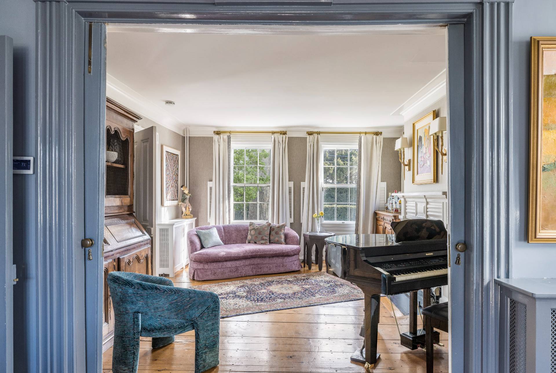 330 Main Street Sag Harbor, NY 11963 - Photo 11 of 32 a living room with furniture and a window