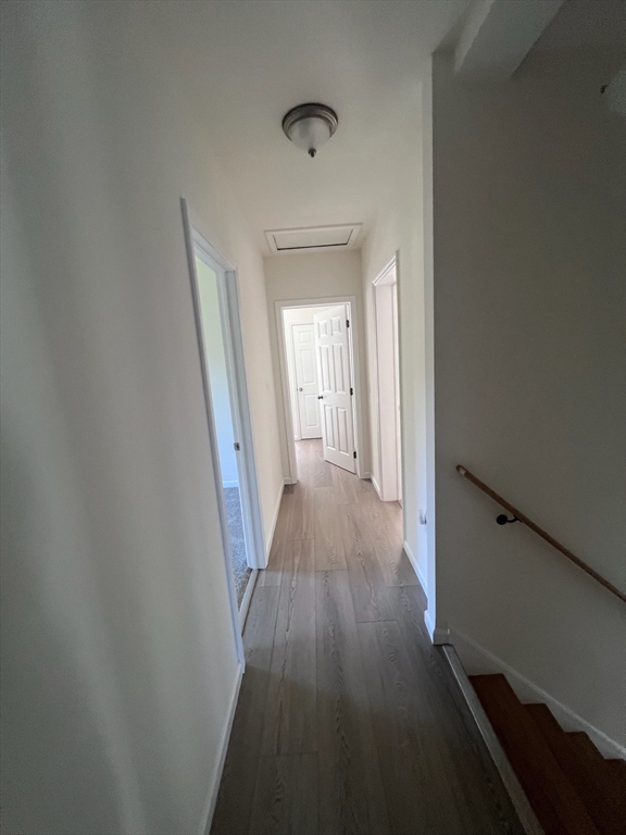 38 Stevens Park Road Charlton, MA 01507 - Photo 21 of 40 a view of a hallway view with wooden floor and staircase