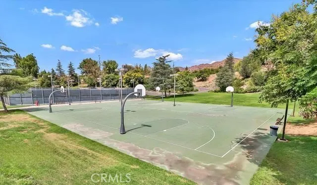 a view of a basketball court