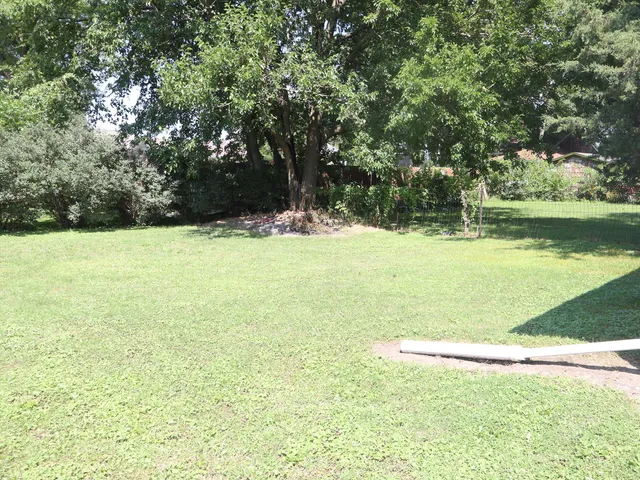 a view of an outdoor space and a yard