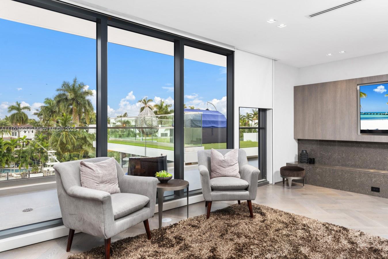 440 Mola Avenue Fort Lauderdale, FL 33301 - Photo 19 of 66 a living room with furniture and a large window