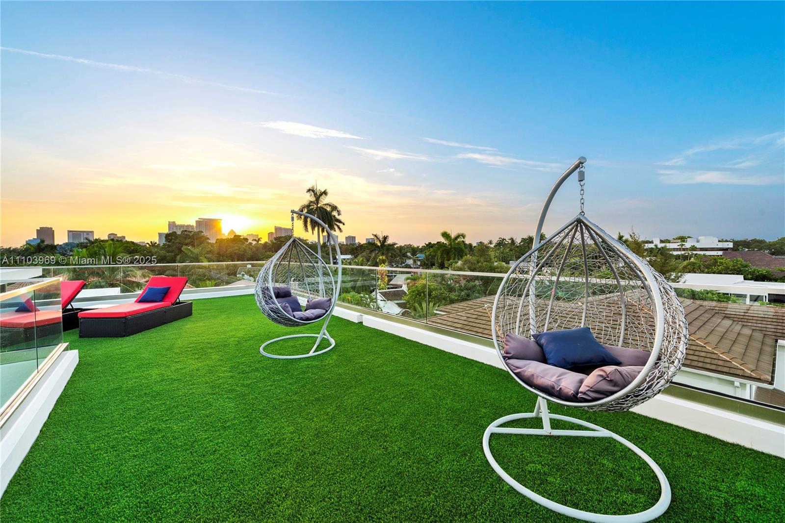 440 Mola Avenue Fort Lauderdale, FL 33301 - Photo 26 of 66 a view of a table and chairs in the patio