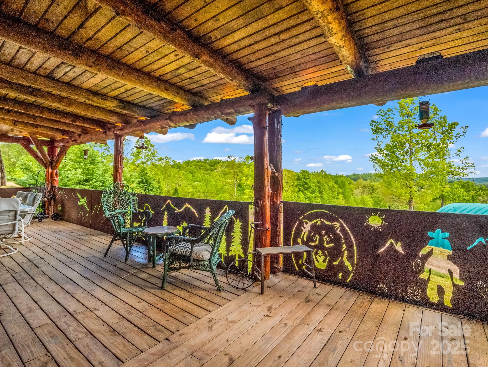 1002 C C Road Rutherfordton, NC 28139 - Photo 29 of 48 a view of a patio with wooden floor