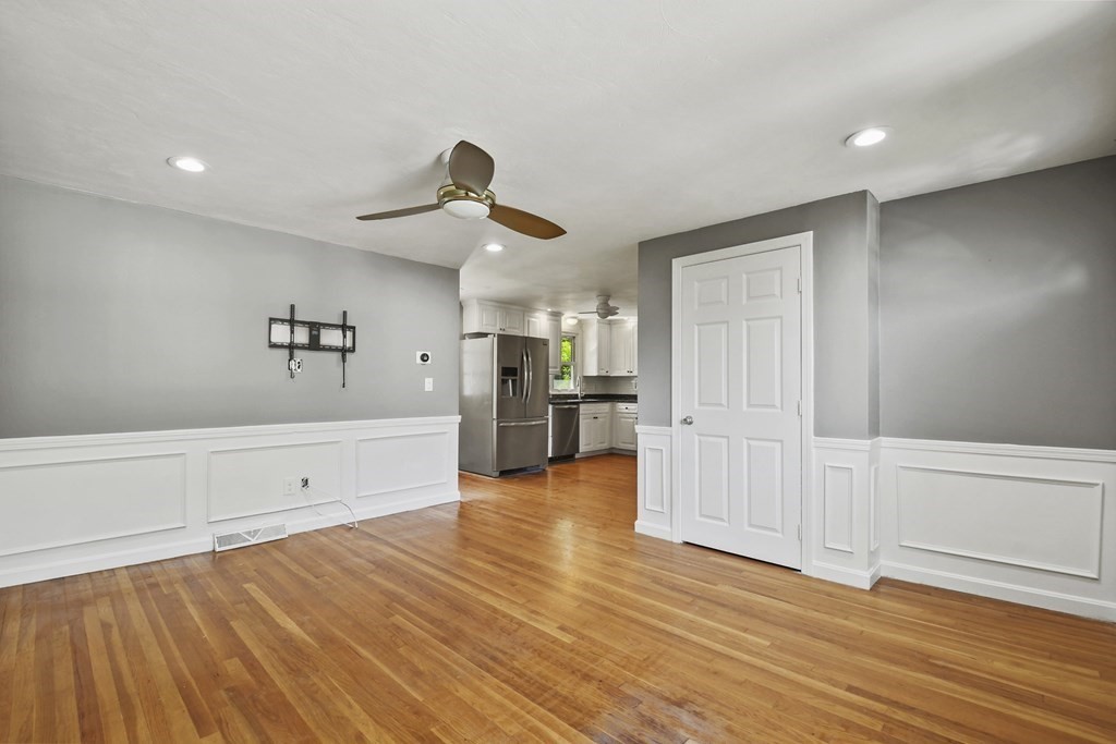 40 Orton Street Worcester, MA 01604 - Photo 5 of 28 a view of a kitchen with wooden floor