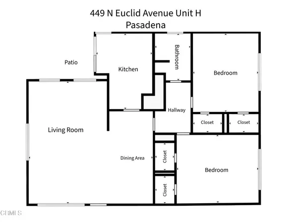 $2,975 | 449 North Euclid Avenue, Unit H, Pasadena, CA 91101