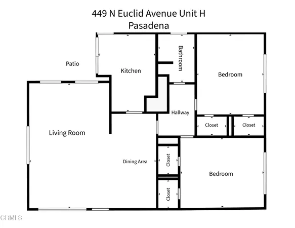$2,975 | 449 North Euclid Avenue, Unit H, Pasadena, CA 91101