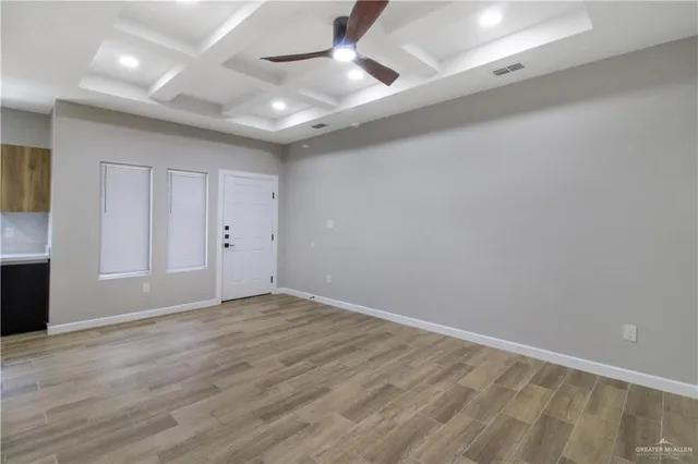 wooden floor in an empty room