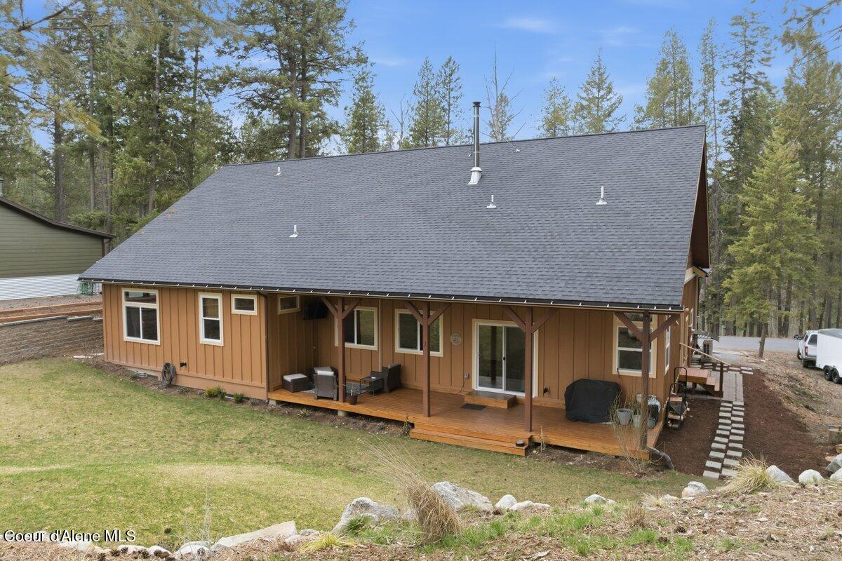 175 Hanaford Road Blanchard, ID 83804 - Photo 36 of 53 Aerial Back of Home 3
