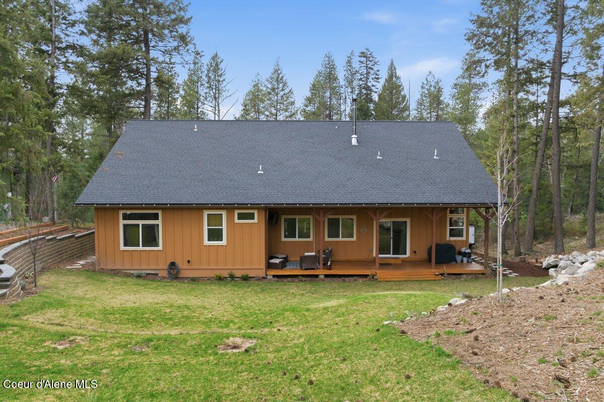 175 Hanaford Road Blanchard, ID 83804 - Photo 39 of 53 Aerial Back of Home 2