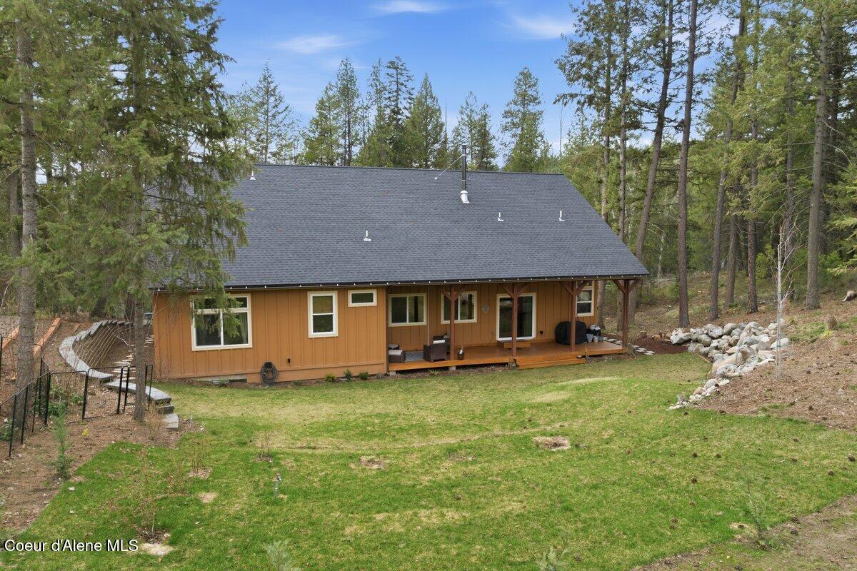 175 Hanaford Road Blanchard, ID 83804 - Photo 40 of 53 Aerial Back of Home