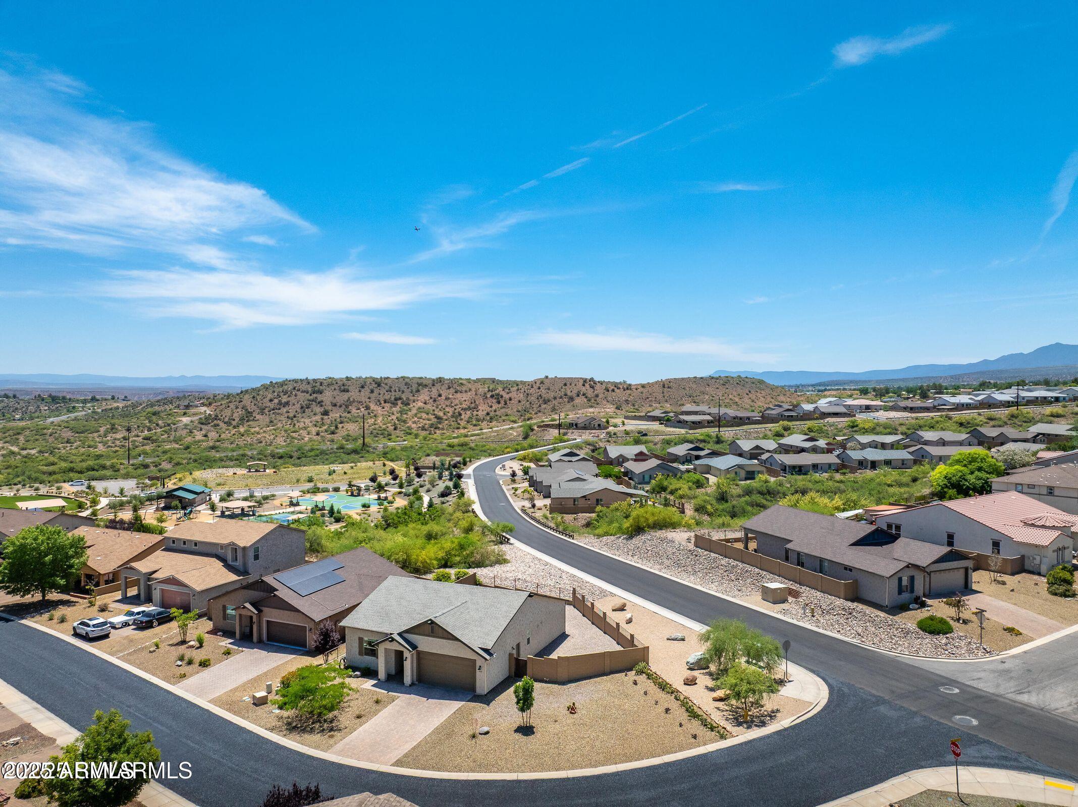439 McKinnon Road Clarkdale, AZ 86324 - Photo 25 of 39 an aerial view of residential houses with outdoor space