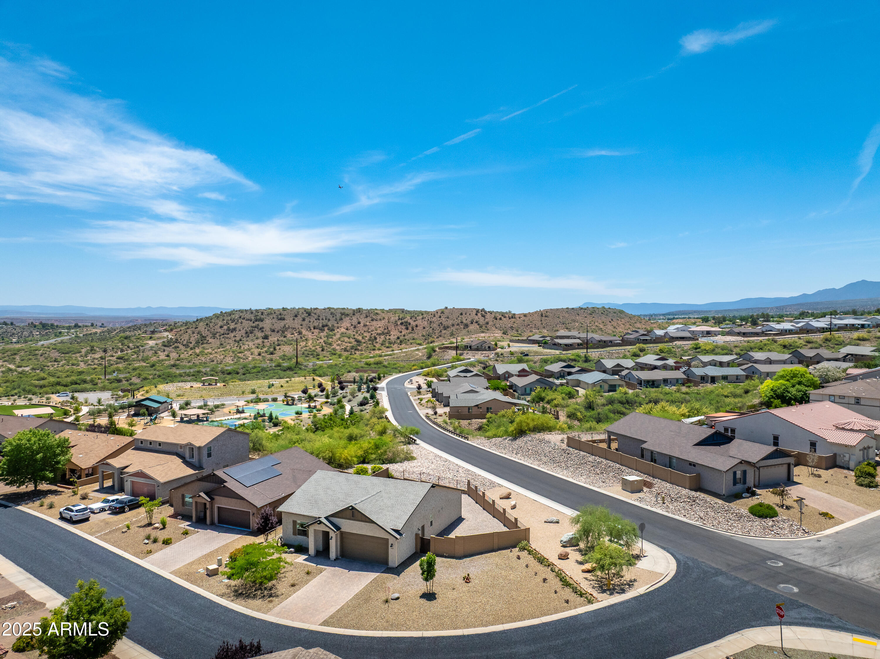 439 McKinnon Road Clarkdale, AZ 86324 - Photo 36 of 39 an aerial view of residential houses with outdoor space