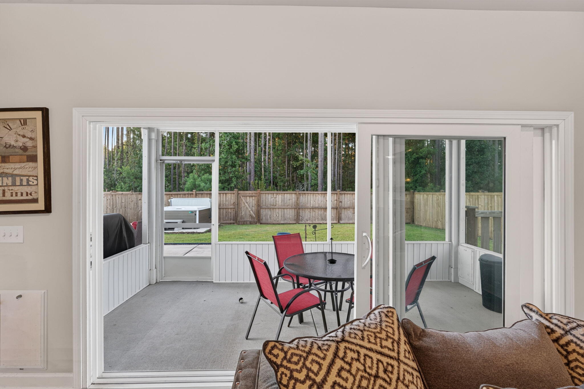 4318 Cotton Flt Road Summerville, SC 29485 - Photo 16 of 49 View to screened in porch
