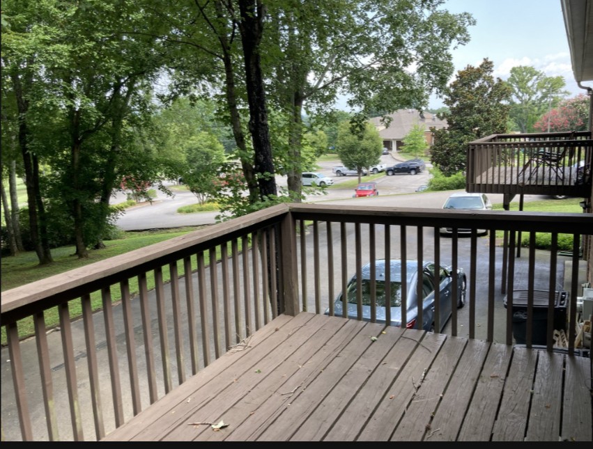 2202 Country Club Lane, Unit B Columbia, TN 38401 - Photo 6 of 6 a view of wooden deck and patio
