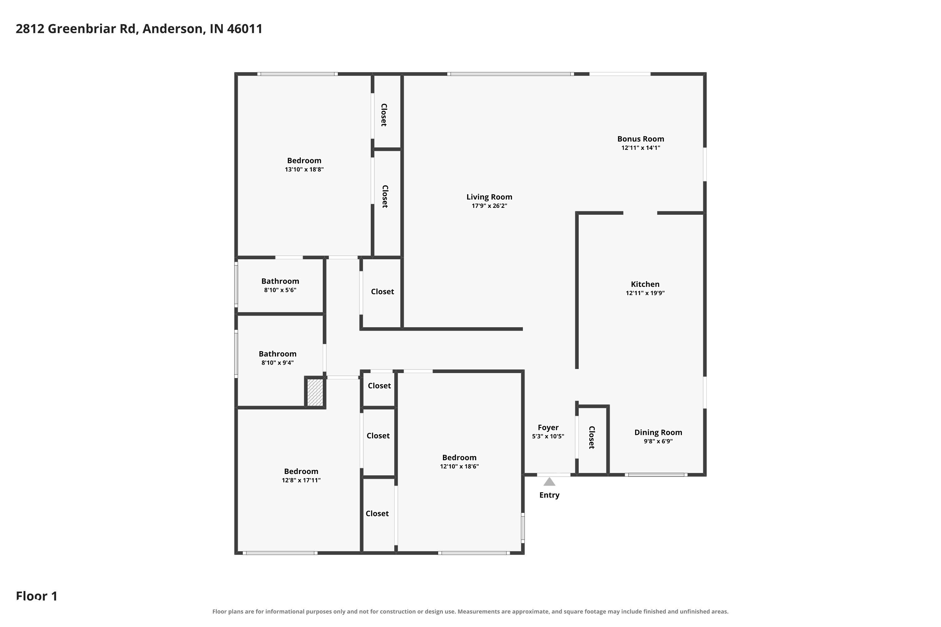 2812 Greenbriar Road Anderson, IN 46011 - Photo 3 of 39 Gallery Image 3