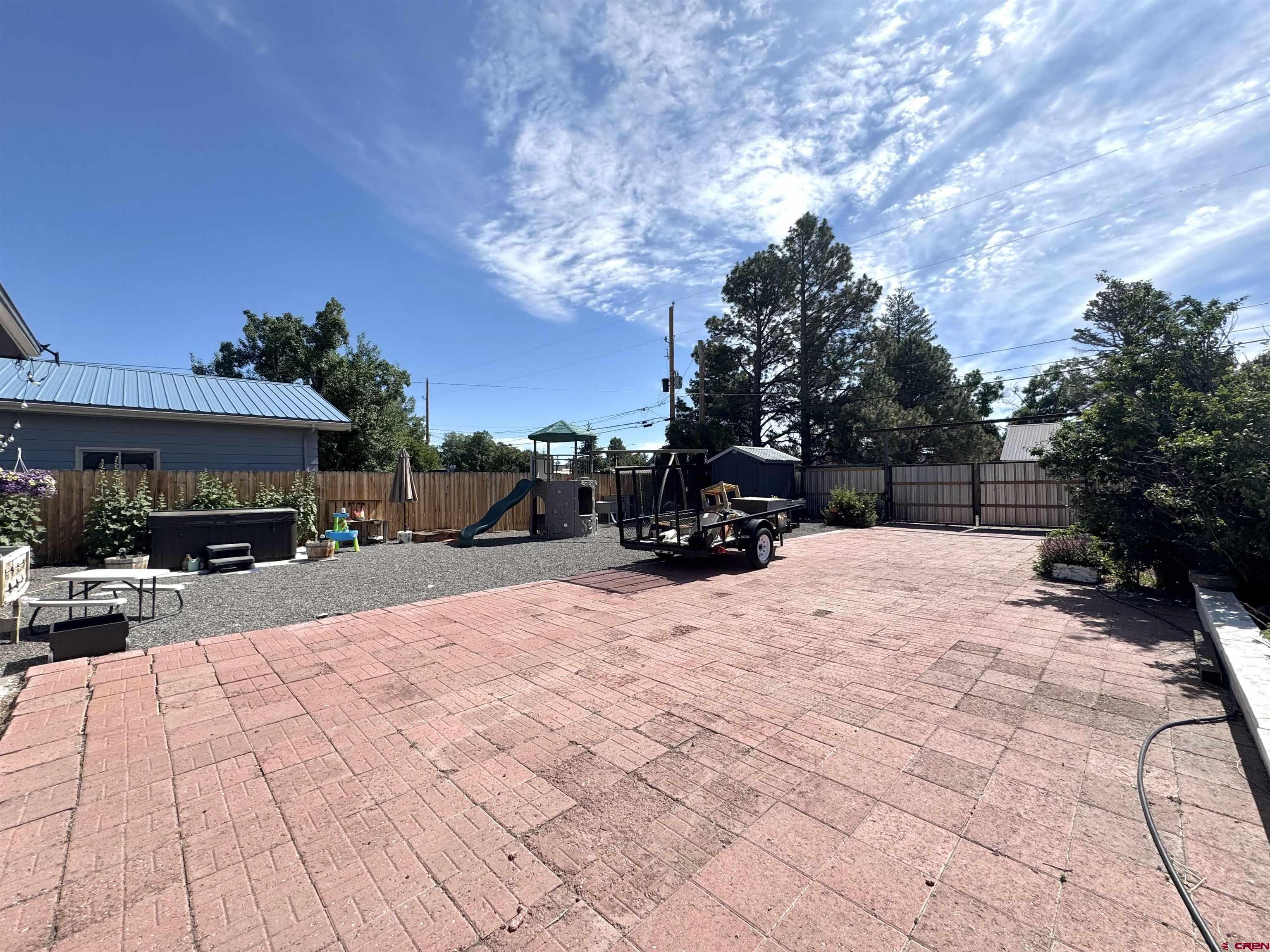 660 Columbia Avenue Del Norte, CO 81132 - Photo 29 of 31 a view of a backyard of the house
