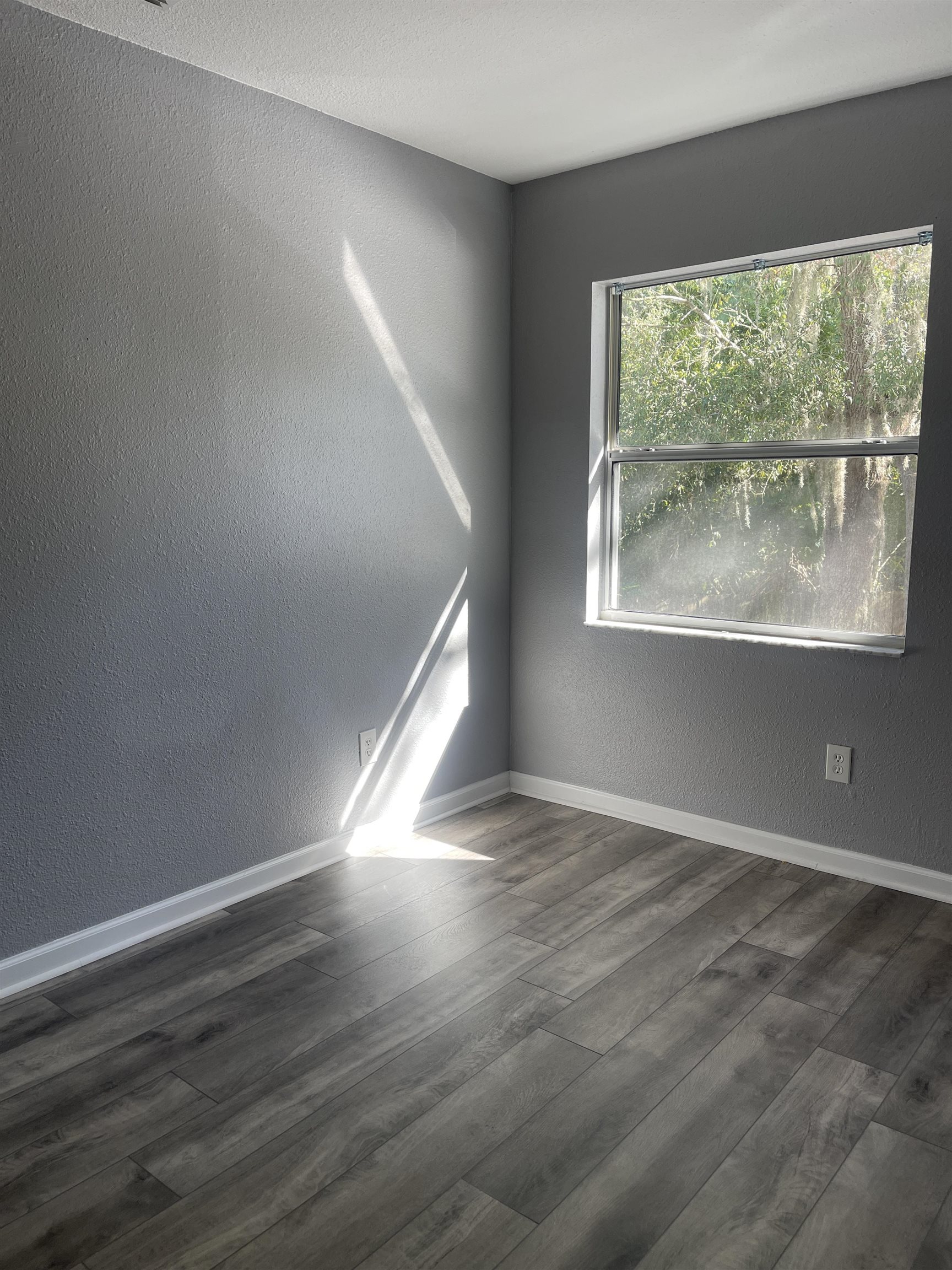 4420 Carter Road, Unit 56 St. Augustine, FL 32086 - Photo 11 of 13 an empty room with wooden floor and windows
