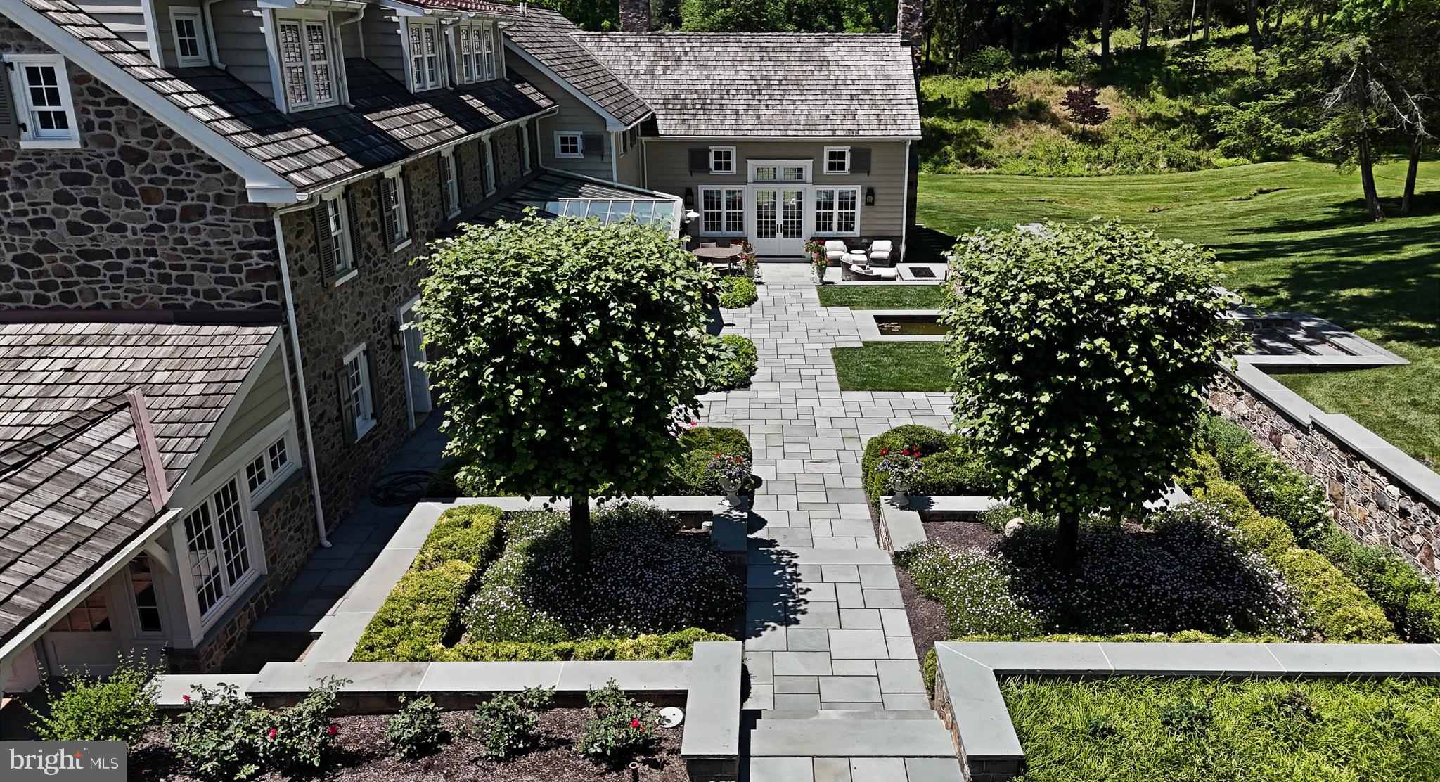 465 Pineville Road Newtown, PA 18940 - Photo 13 of 146 Main House Patio and Gardens