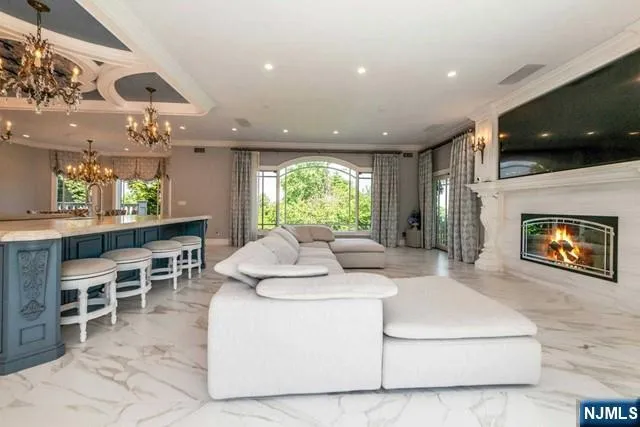 a bed room with a bed and a couch