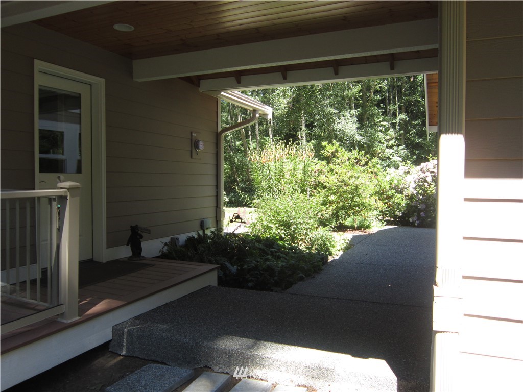 3540 7075 South Clinton, WA 98236 - Photo 22 of 25 a view of backyard with plants and outdoor seating