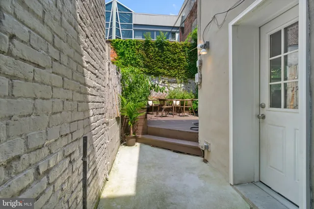 a stairs of the house with outdoor space