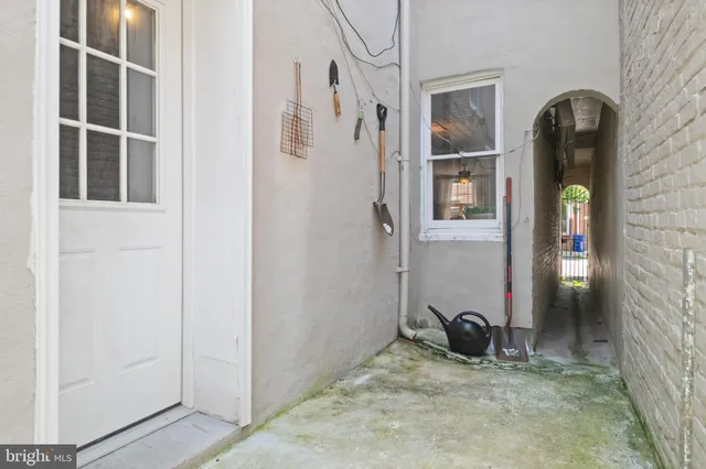 a view of a car garage door