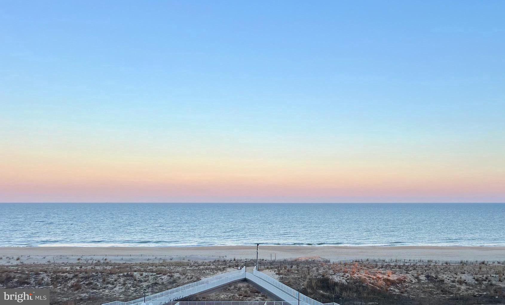a view of beach and ocean