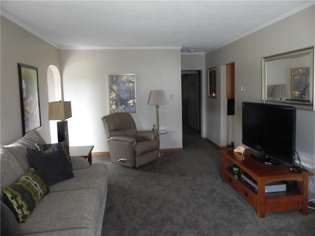 221 Simpson Howell Road Elizabeth, PA 15037 - Photo 4 of 25 LIVING ROOM WITH BAY WINDOW AND NEW CARPET