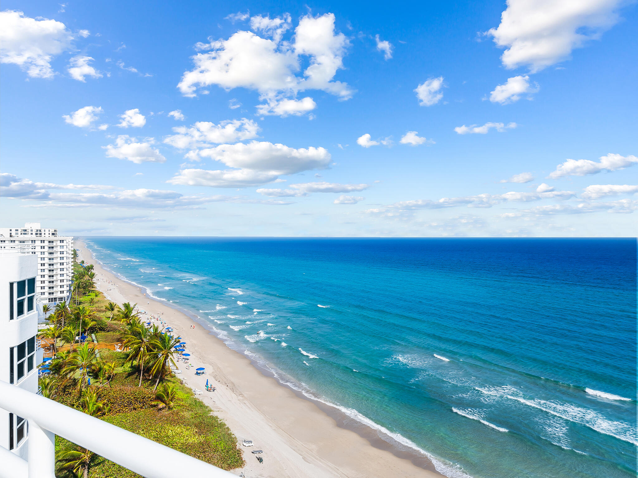 3407 South Ocean Boulevard, Unit PHB Highland Beach, FL 33487 - Photo 35 of 49 a view of an ocean and beach