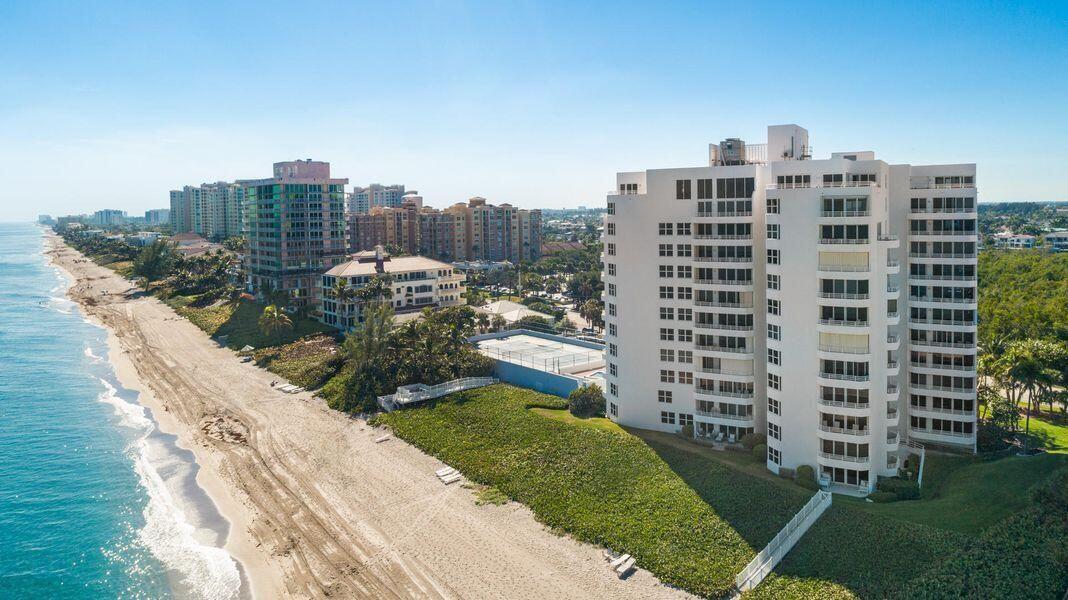 3407 South Ocean Boulevard, Unit PHB Highland Beach, FL 33487 - Photo 39 of 49 a view of a city with tall buildings