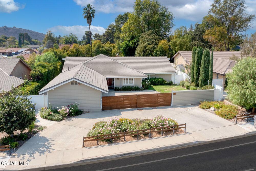 1999 Erbes Road Thousand Oaks, CA 91362 - Photo 3 of 55 an aerial view of a house with garden space and street view