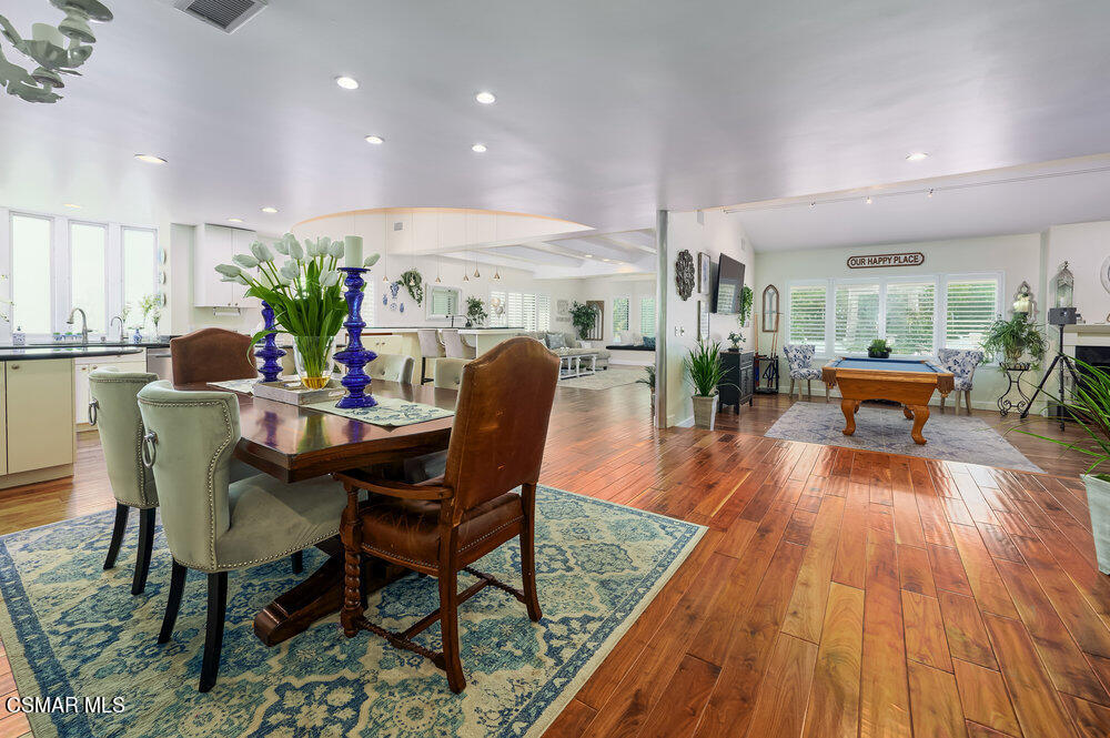 1999 Erbes Road Thousand Oaks, CA 91362 - Photo 5 of 55 a view of a dining room with furniture and wooden floor