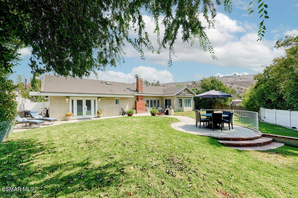 1999 Erbes Road Thousand Oaks, CA 91362 - Photo 49 of 55 a view of an house with backyard porch and sitting area