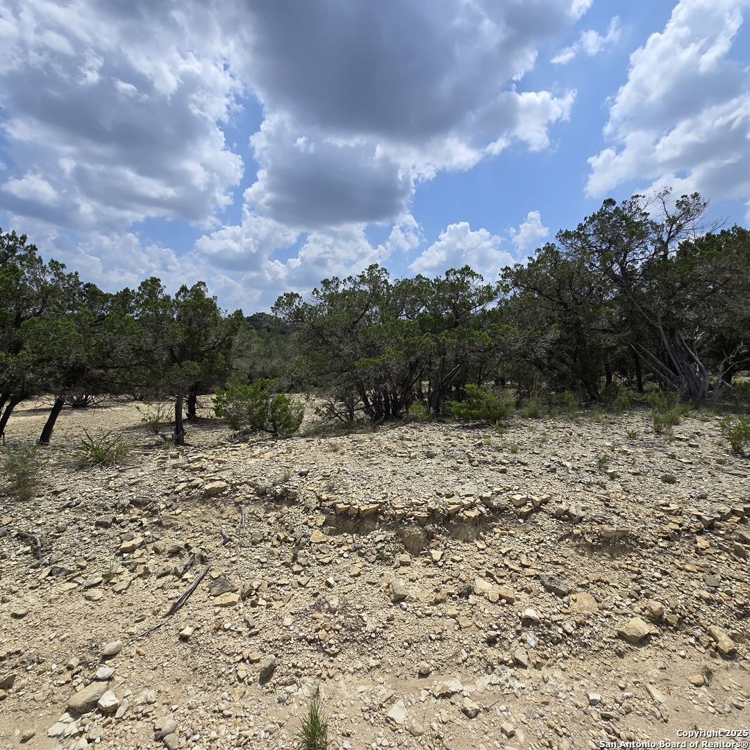 Lot 18 Pecos Road Bandera, TX 78003 - Photo 5 of 6 a view of a dry yard with trees