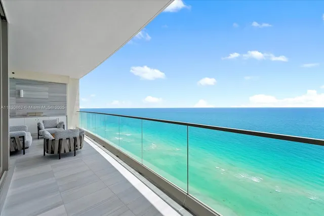 a view of outdoor space with seating area