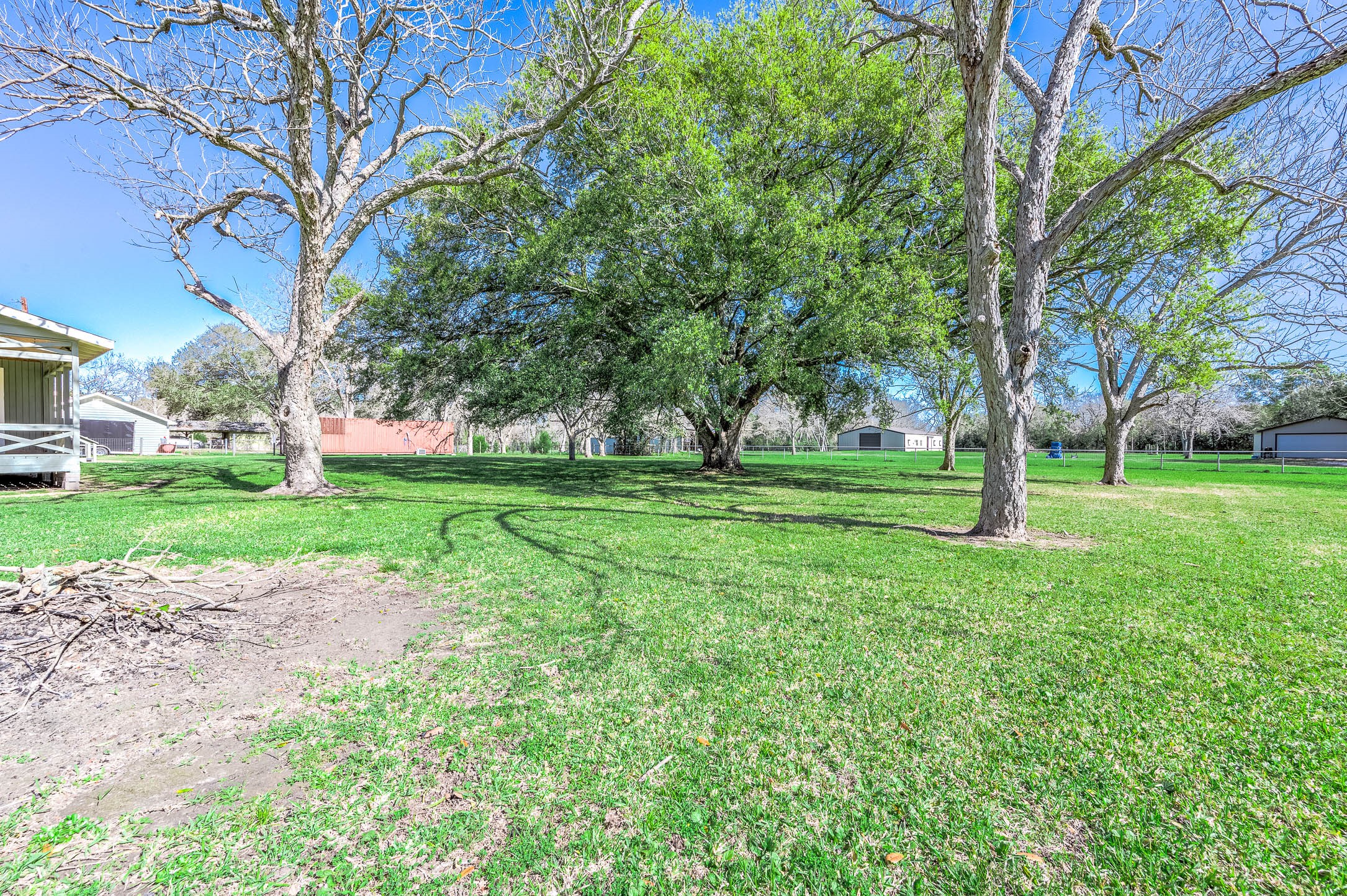 2474 Gates Road Alvin, TX 77511 - Photo 25 of 37 THIS BEAUTIFUL OAK TREE GRACES THE BACK YARD