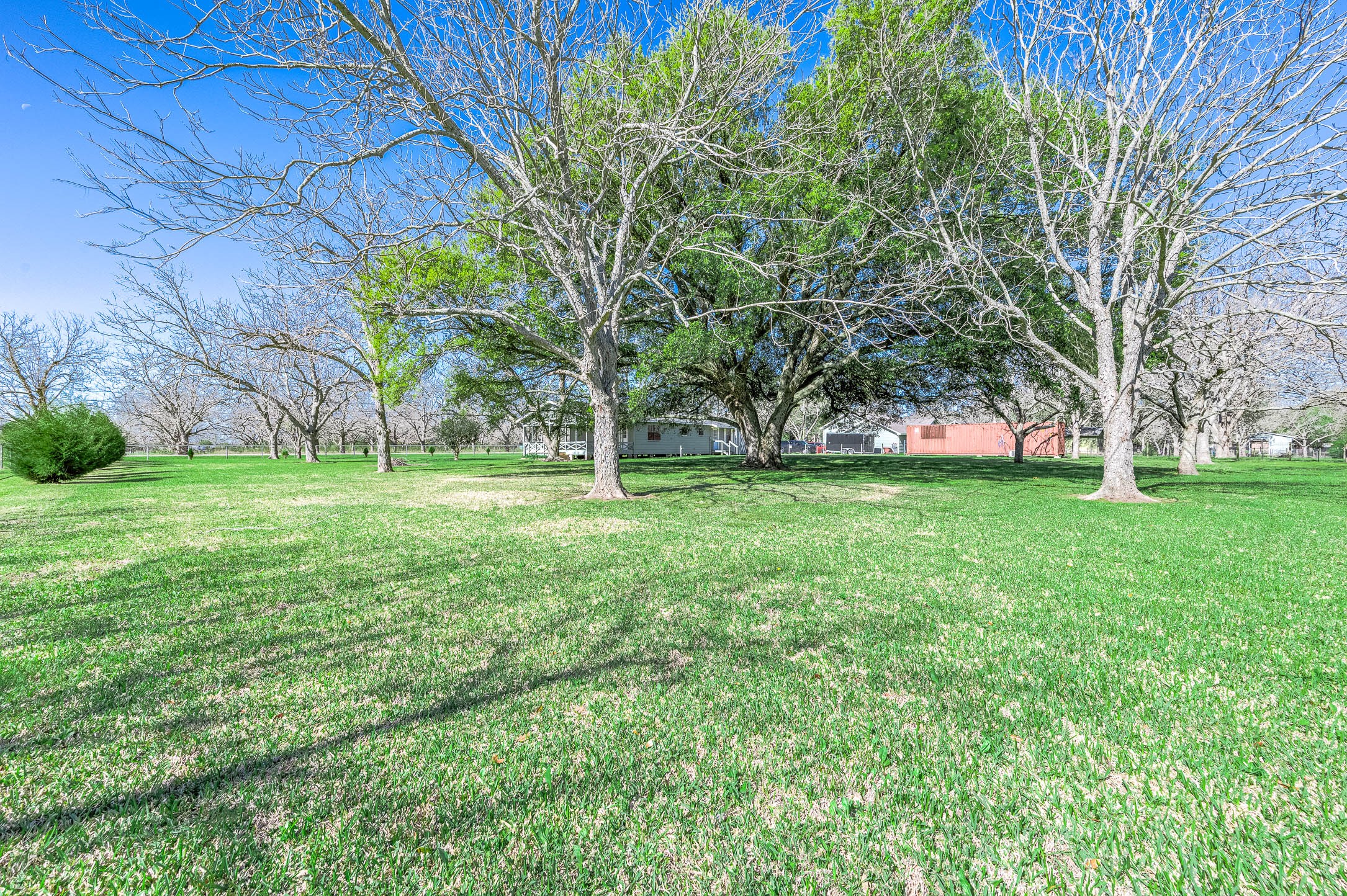 2474 Gates Road Alvin, TX 77511 - Photo 26 of 37 VIEW OF BACK/SIDE YARD FROM FENCE LINE
