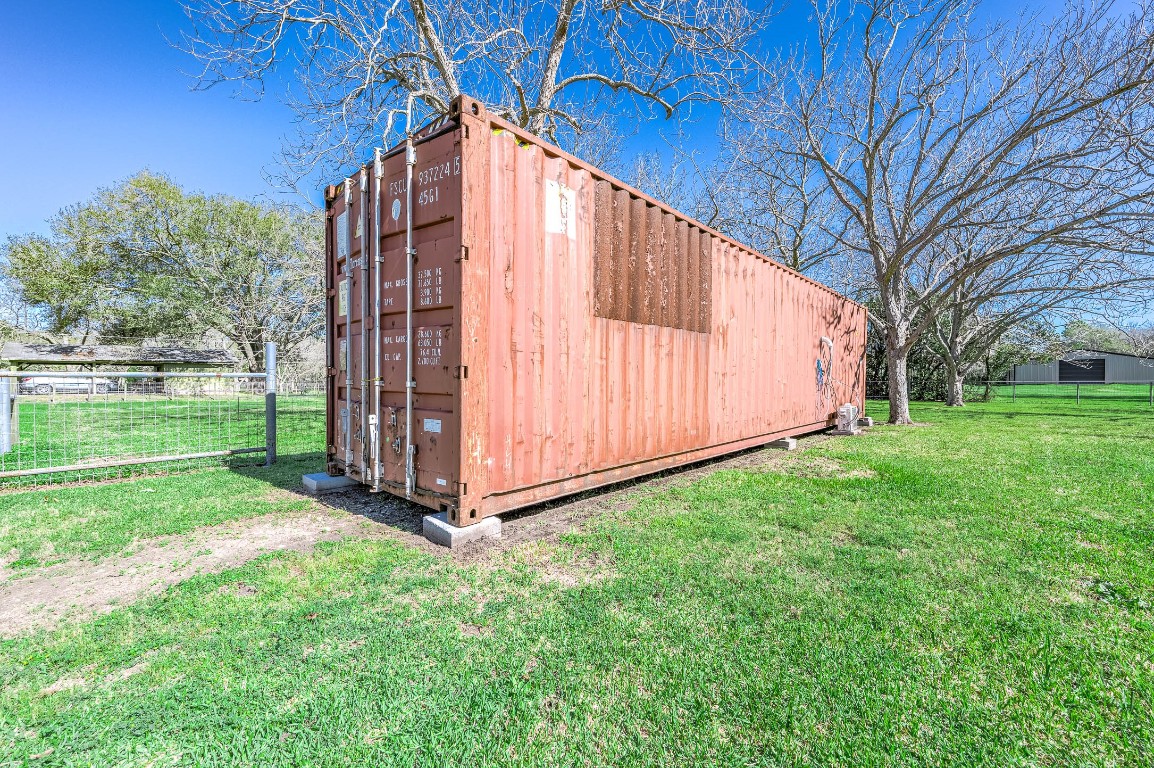 2474 Gates Road Alvin, TX 77511 - Photo 30 of 37 STORAGE CONTAINER ON PROPERTY (CAN BE PURCHASED OR REMOVED)