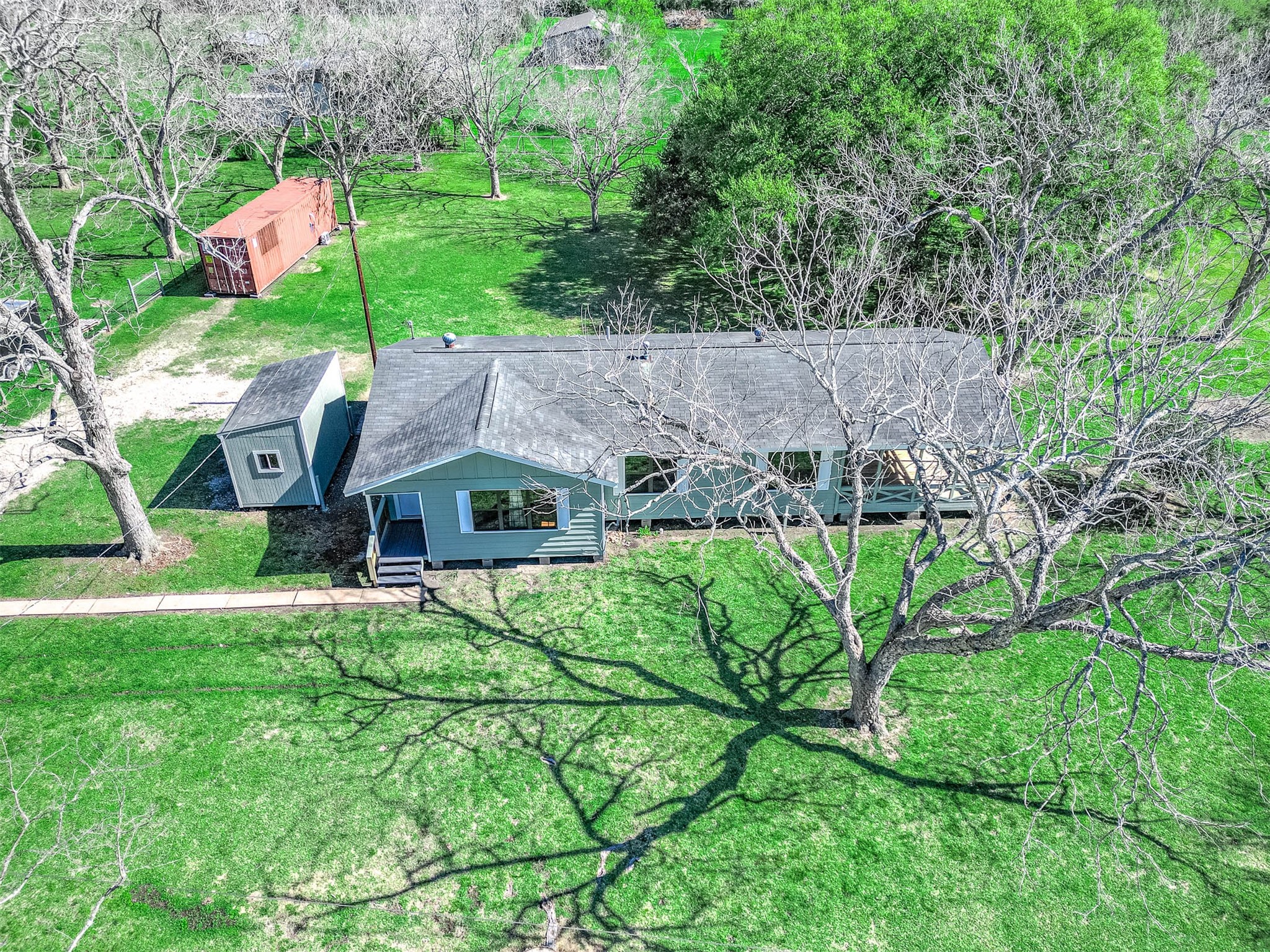 2474 Gates Road Alvin, TX 77511 - Photo 37 of 37 VIEW FROM THE FRONT OF HOME