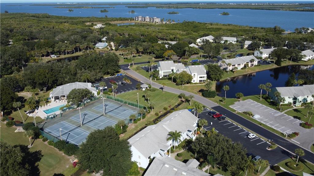 9641 Riverside Drive, Unit 1 Sebastian, FL 32958 - Photo 3 of 36 an aerial view of multiple house