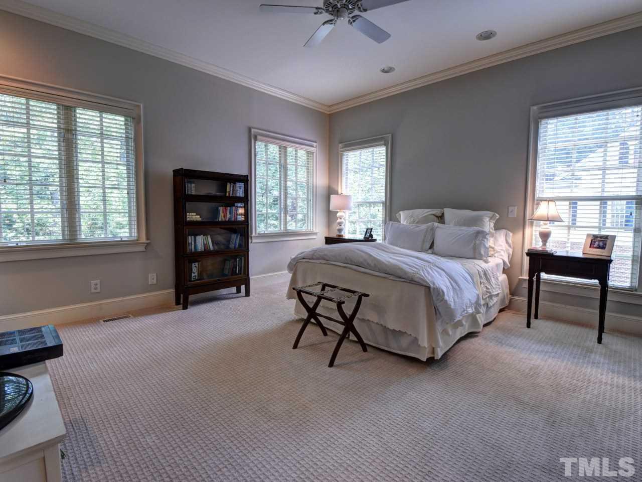 302 Marlowe Road Raleigh, NC 27609 - Photo 13 of 25 Main level Master BR--huge closet with room for washer/dryer. NEW carpet (2018)