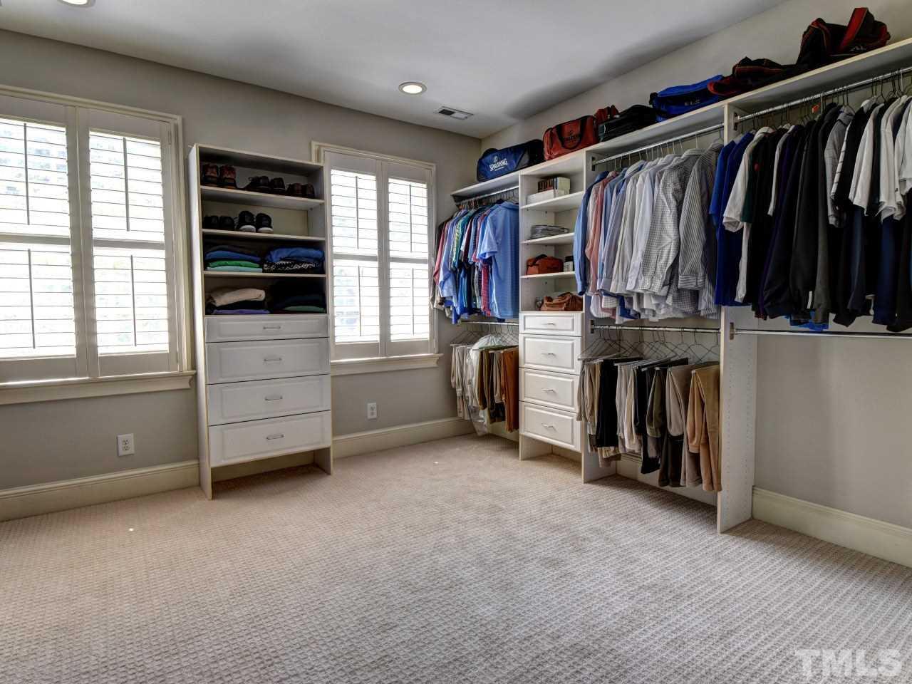 302 Marlowe Road Raleigh, NC 27609 - Photo 15 of 25 2nd level master BR closet. Much larger than the picture. New Carpet (2018)