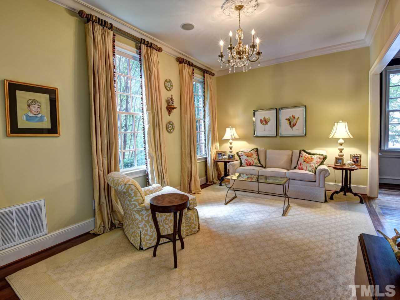 302 Marlowe Road Raleigh, NC 27609 - Photo 3 of 25 10 foot ceilings throughout main level