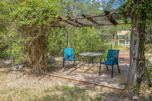 a outdoor space with patio lots of furniture