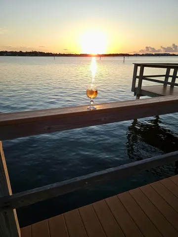 a view of ocean from a balcony