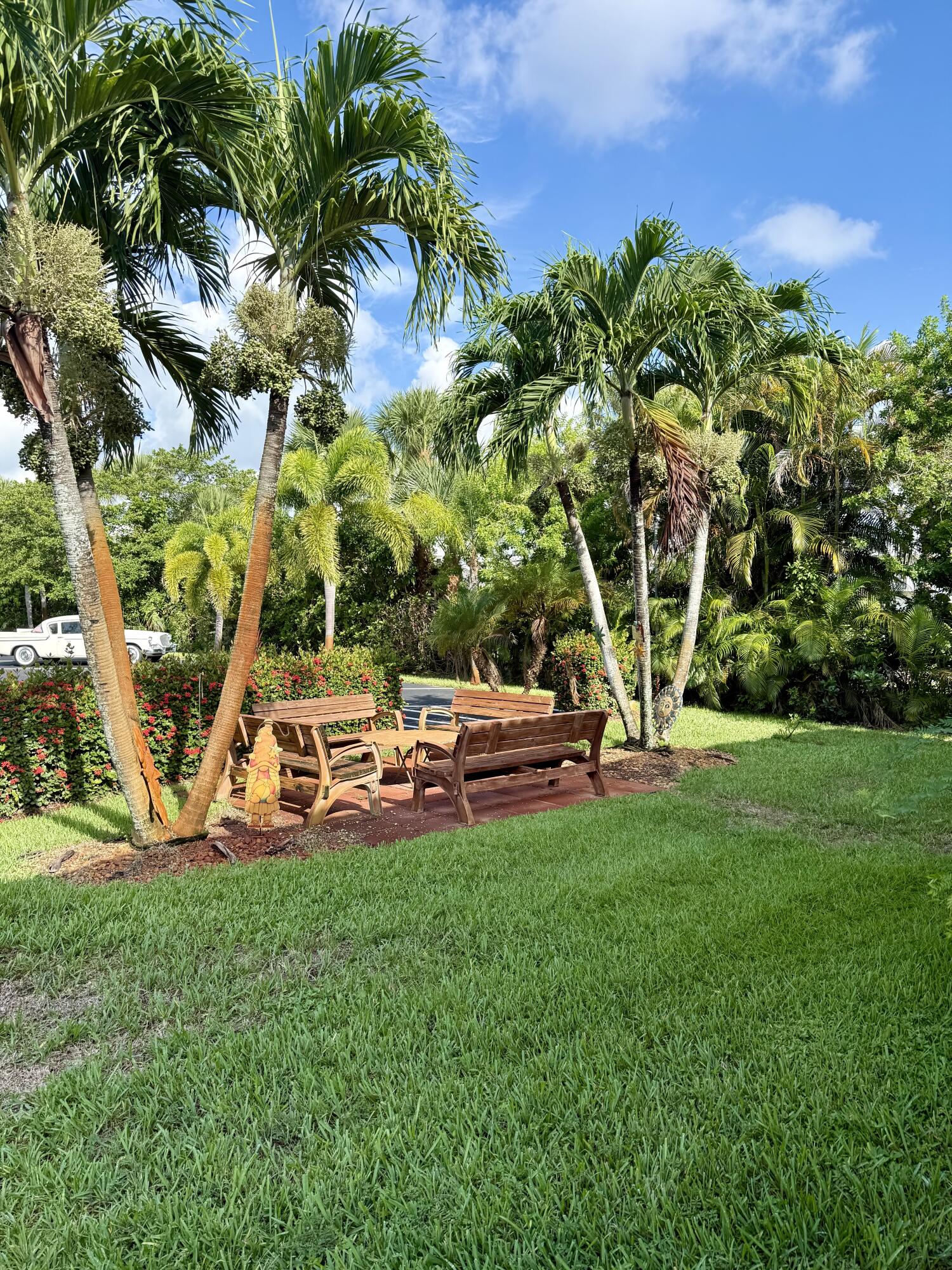 1982 Southwest Palm City Road, Unit F Stuart, FL 34994 - Photo 28 of 34 a view of a yard with a slide